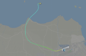 Sriwijaya Air Flight Path